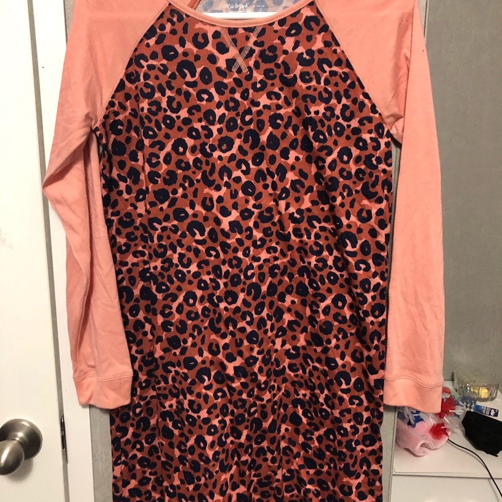 Cheetah print dress